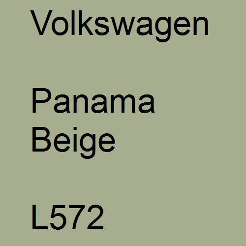 Volkswagen, Panama Beige, L572.